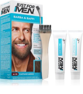 Just for Men Men Moustache & Beard szakállfesték ősz szőrszálak elfedésére