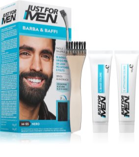 Just for Men Men Moustache & Beard barva na vousy pro zakrytí šedin