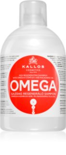 Kallos KJMN Professional shampoing régénérant au complexe oméga-6 et huile de macadamia 1000 ml