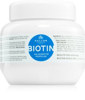Kallos KJMN Professional Biotin masque pour cheveux fins, fragiles et cassants
