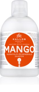 Kallos Mango szampon nawilżający do włosów suchych, zniszczonych i po zabiegach chemicznych 1000 ml