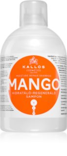 Kallos KJMN Professional Mango shampoing hydratant pour cheveux secs, abîmés et traités chimiquement 1000 ml