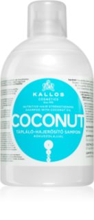Kallos KJMN Professional Coconut shampoing pour cheveux abîmés 1000 ml