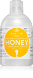 Kallos KJMN Professional Honey shampoing hydratant et revitalisant pour cheveux secs et abîmés 1000 ml