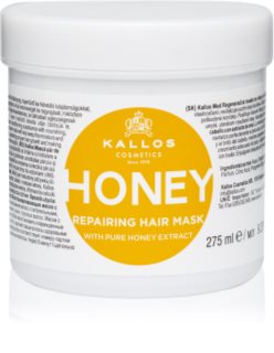 Kallos KJMN Professional Honey intensive hydratisierende Maske  für trockenes und beschädigtes Haar