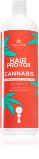 Kallos Hair Pro-Tox Cannabis regenerating shampoo with hemp oil 1000 ml