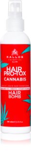 Kallos Hair Pro-Tox Cannabis après-shampoing sans rinçage en spray à l'huile de chanvre 200 ml