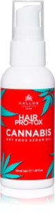 Kallos Hair Pro-Tox Cannabis sérum à l'huile pour les pointes sèches 50 ml