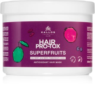 Kallos Hair Pro-Tox Superfruits регенерираща маска за уморена коса без блясък