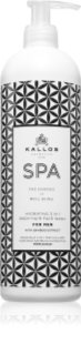 Kallos Spa Hydrating hydratační sprchový gel na obličej, tělo a vlasy pro muže 500 ml