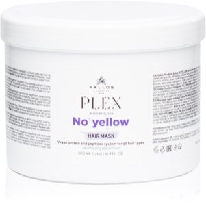 Kallos Plex No Yellow mascarilla para cabello neutralizante para tonos amarillos