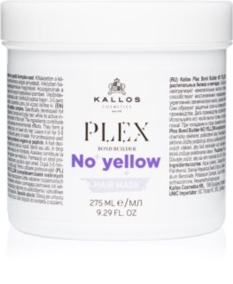 Kallos Plex No Yellow maschera per capelli neutralizzante per toni gialli