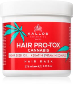 Kallos Hair Pro-Tox Cannabis regenerating hair mask with hemp oil