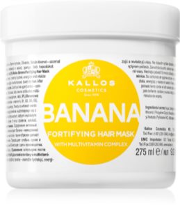 Kallos KJMN Professional Banana maseczka wzmacniająca z kompleksem multiwitaminowym