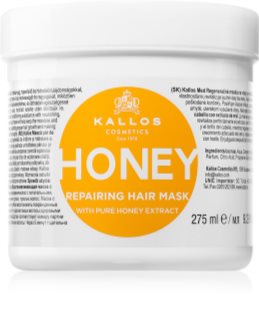 Kallos KJMN Professional Honey masque hydratant intense pour cheveux secs et abîmés