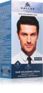 Kallos Glow Lasting Cream Colour Noturīga matu krāsa vīriešiem (tonis) Black 60 ml