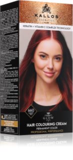 Kallos Glow Lasting Cream Colour trajna boja za kosu