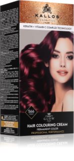 Kallos Glow Lasting Cream Colour trajna boja za kosu