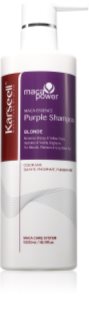 Karseell Purple Shampoo Violett schampo för neutralisering av gula toner 500 ml