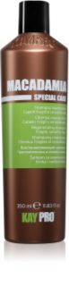 Kaypro Macadamia Regenerating Shampoo regeneráló sampon hajtöredezés ellen 350 ml