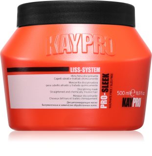 Kaypro Liss-System Disciplining Mask Mask ohjeldamatutele ja käharatele juustele 500 ml