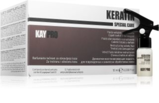 Kaypro Keratin Filler Vedel kahjustatud juustele professionaalseks kasutamiseks 12x10 ml
