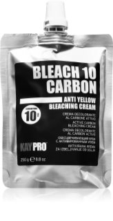 Kaypro Bleach 10 Carbon Anti Yellow Bleaching Cream zesvětlující krém na vlasy 250 g