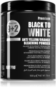Kaypro Black To White Anti Yellow/Orange Bleaching Powder zesvětlující pudr na vlasy pro profesionální použití 500 g