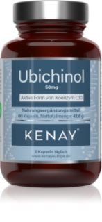 Kenay Ubichinol - Koenzym Q10 50 mg Kapseln zur Unterstützung des Energiestoffwechsels 150 g