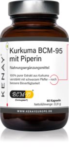 Kenay Kurkuma BCM-95 mit Piperin Kapseln für Ihr Wohlbefinden 60 KAP