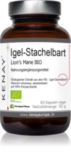 Kenay Igel-Stachelbart Lion´s mane BIO Kapseln für ein psychisches und physisches Gleichgewicht 60 KAP