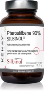 Kenay Pterostilbene 90% SILBINOL Kapseln mit antioxidativer Wirkung 60 KAP