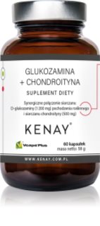 Kenay Glucosamine + Chondroitin kapsułki do odżywienia stawów i chrząstek 60 caps.