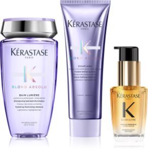 Kérastase Blond Absolu + Elixir Ultime Ekonomisks iepakojums blondiem matiem