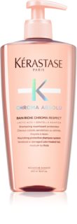 Kérastase Chroma Absolu Bain Riche Chroma Respect Shampoo mit ernährender Wirkung für gefärbtes Haar 500 ml