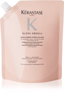 Kérastase Gloss Absolu Créme Bain Hydra-Glaze šamponová lázeň pro lesk a hebkost vlasů Refill 500 ml
