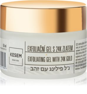 KESEM Exfoliating Gel with 24K Gold kuorintageeli sisältää 24 karaatin kultaa 50 ml
