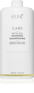 Keune Care Satin Oil Shampoo shampoing pour des cheveux brillants et doux 1000 ml