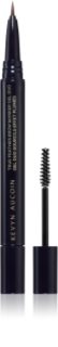 Kevyn Aucoin True Feather Brow Marker Gel Duo creion pentru sprancene cu pensula