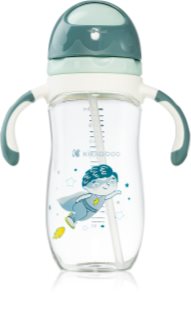 Kikkaboo Sippy Cup with Straw kubek ze słomką 12 m+ Superboy 300 ml