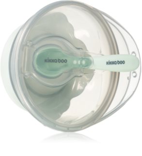 Kikkaboo Suction Bowl with Spoon miska z łyżeczką z korkiem 4 m+ Mint 1 szt.