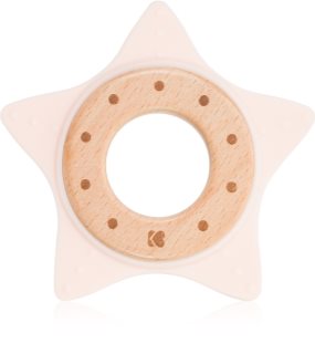 Kikkaboo Silicone and Wood Teether Star jouet de dentition