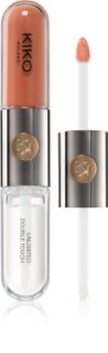 KIKO Milano Unlimited Double Touch dugotrajni tekući ruž za usne sa sjajem nijansa 129 Burnt Tangerine 6 ml