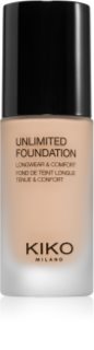 KIKO Milano Unlimited Foundation fond de teint liquide longue tenue effet mat teinte 02 Gold 30 ml