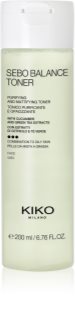 KIKO Milano Sebo Balance mattierendes Tonikum für gemischte bis fettige Haut 200 ml