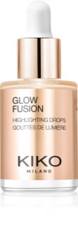 KIKO Milano Glow Fusion Highlighting Drops flüssiger Aufheller für das Gesicht