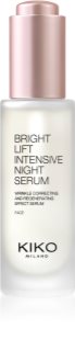 KIKO Milano Bright Lift Intensive éjszakai ránctalanító szérum regeneráló hatással 30 ml