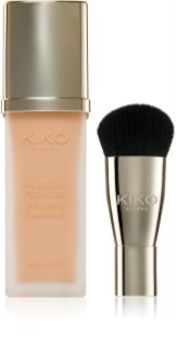 KIKO Milano Holiday Première 24h Lasting Foundation fond de teint liquide waterproof avec pinceau teinte 05 Almond 28 ml
