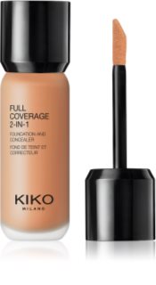 KIKO Milano Full Coverage 2-In-1 tekući puder i korektor 2 u 1 nijansa 80 Neutral 25 ml