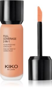 KIKO Milano Full Coverage 2-In-1 tekući puder i korektor 2 u 1 nijansa 95 Neutral 25 ml